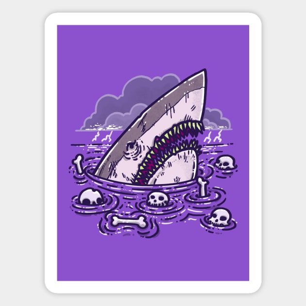 Nightmare Shark Magnet by nickv47